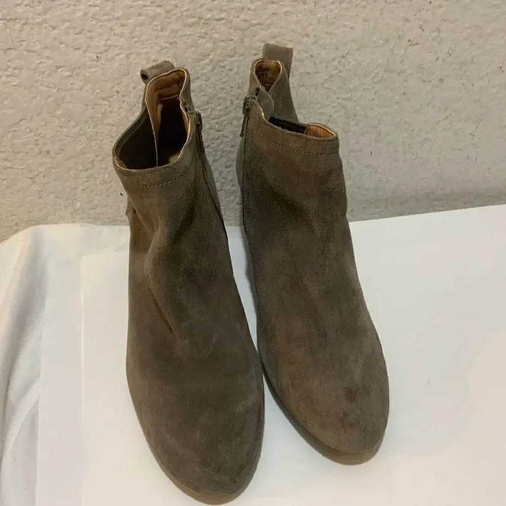 Vionic Gray Paloma Wedge Ankle Boot Women Size 9